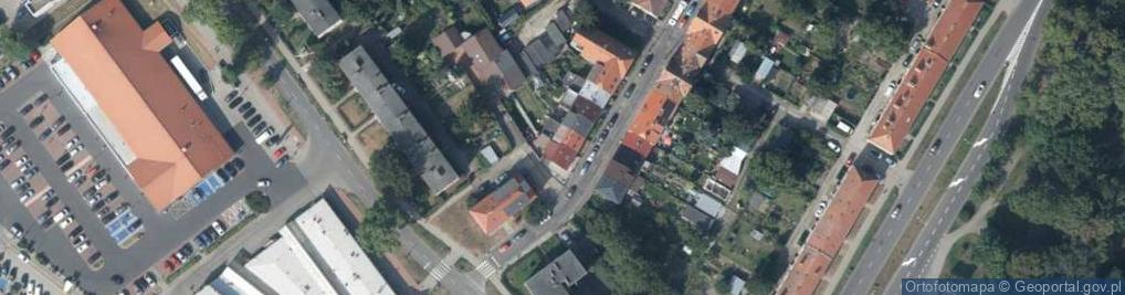 Zdjęcie satelitarne Cienista ul.