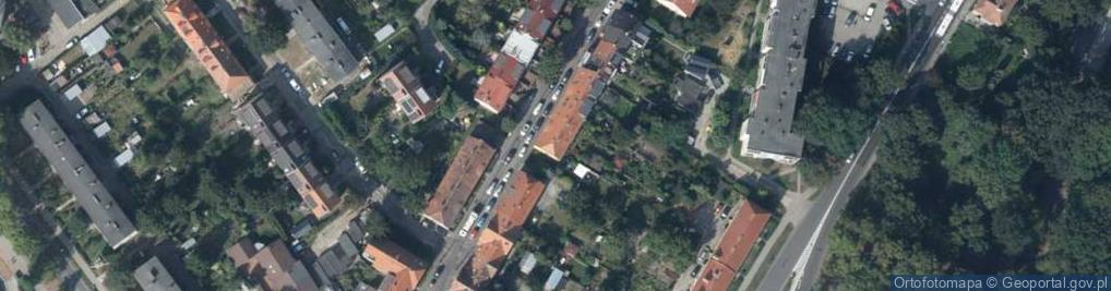 Zdjęcie satelitarne Cienista ul.
