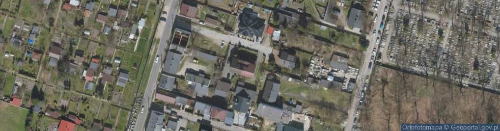 Zdjęcie satelitarne Ciasna ul.