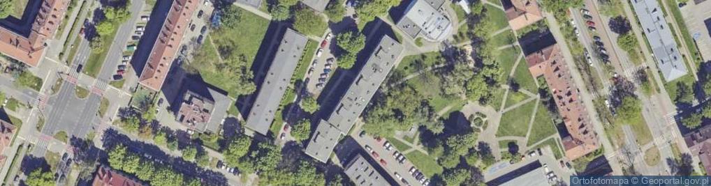 Zdjęcie satelitarne Ciasna ul.