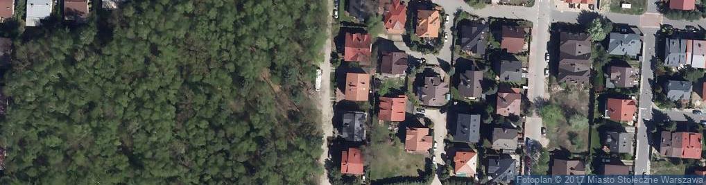 Zdjęcie satelitarne Cienista ul.