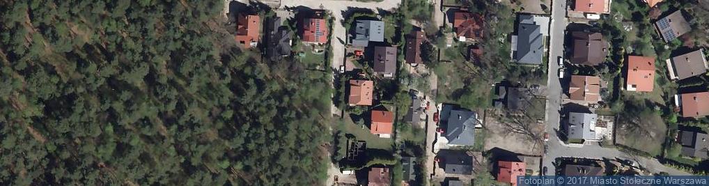 Zdjęcie satelitarne Cienista ul.