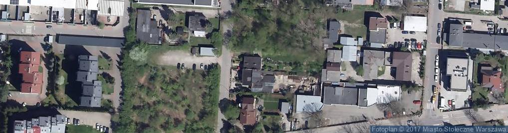 Zdjęcie satelitarne Cieplarniana ul.