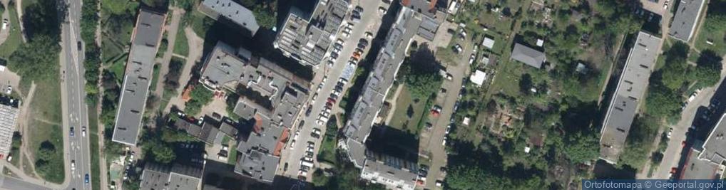 Zdjęcie satelitarne Ciepła ul.