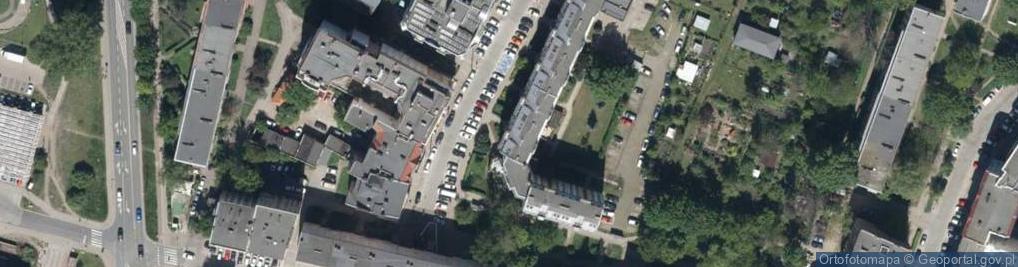 Zdjęcie satelitarne Ciepła ul.