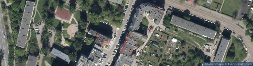 Zdjęcie satelitarne Ciepła ul.