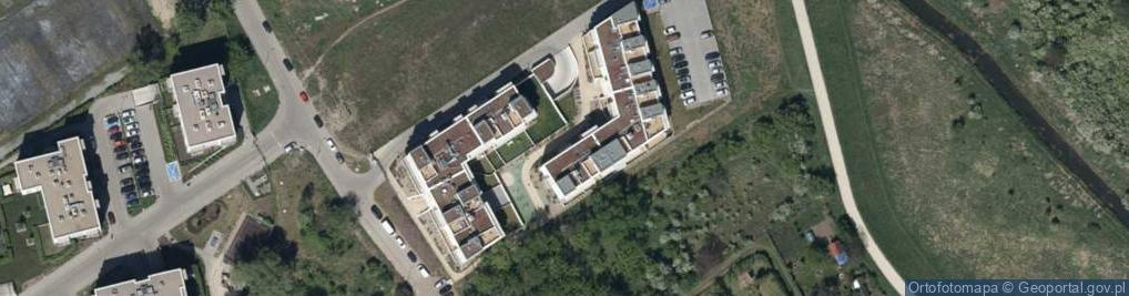 Zdjęcie satelitarne Cieszyńska ul.