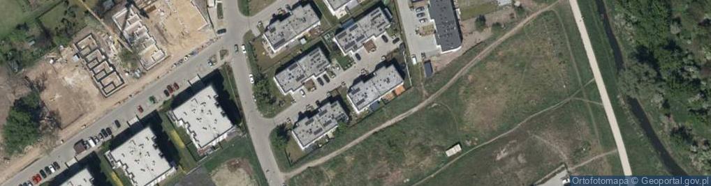 Zdjęcie satelitarne Cieszyńska ul.