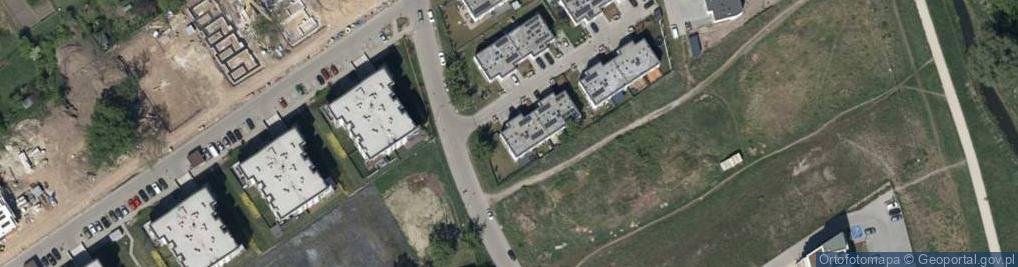 Zdjęcie satelitarne Cieszyńska ul.