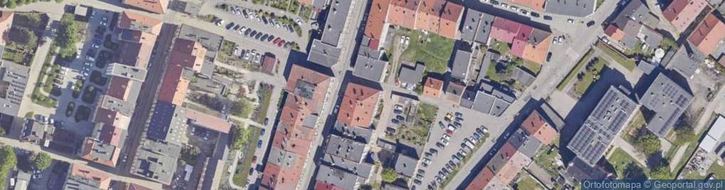 Zdjęcie satelitarne Ciasna ul.