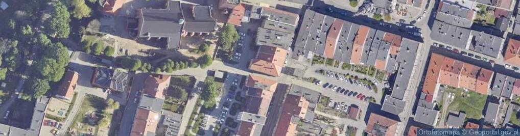 Zdjęcie satelitarne Ciasna ul.