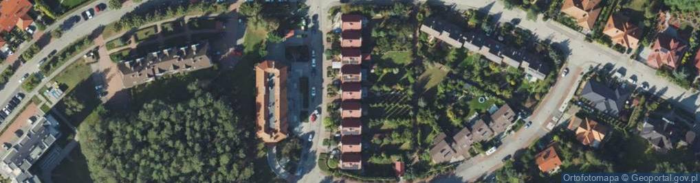 Zdjęcie satelitarne Cisowa ul.