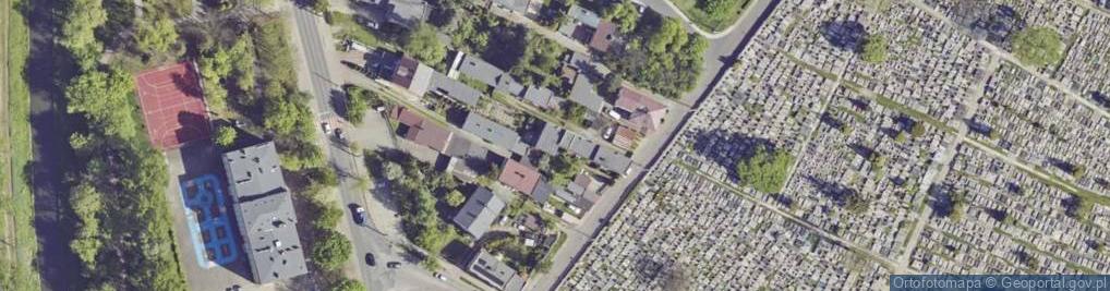 Zdjęcie satelitarne Cmentarna ul.