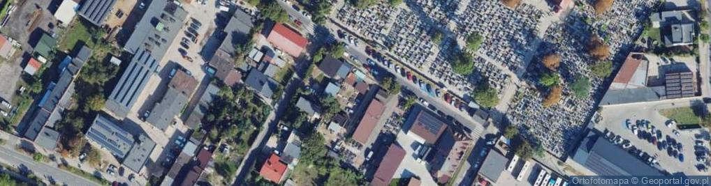 Zdjęcie satelitarne Cmentarna ul.