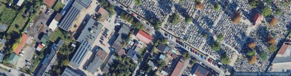 Zdjęcie satelitarne Cmentarna ul.
