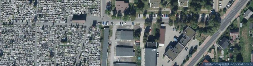 Zdjęcie satelitarne Cmentarna ul.