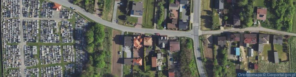Zdjęcie satelitarne Cmentarna ul.
