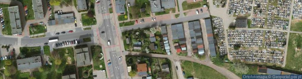 Zdjęcie satelitarne Cmentarna ul.
