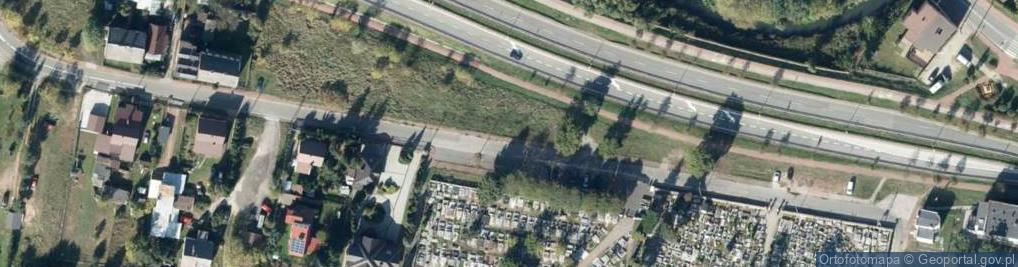 Zdjęcie satelitarne Cmentarna ul.