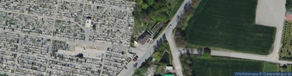 Zdjęcie satelitarne Cmentarna ul.