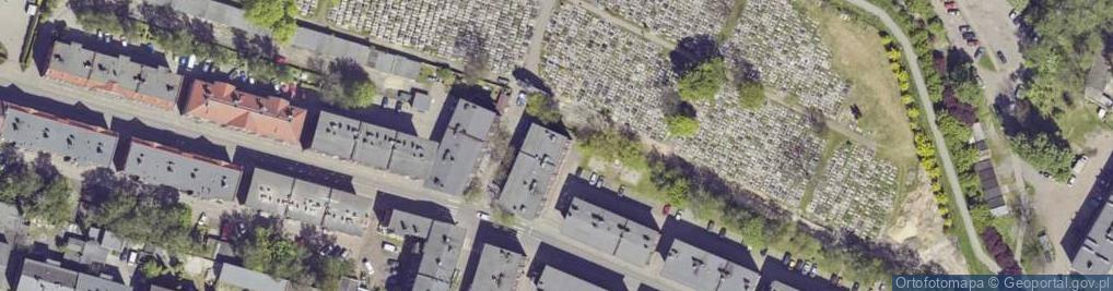 Zdjęcie satelitarne Cmentarna ul.