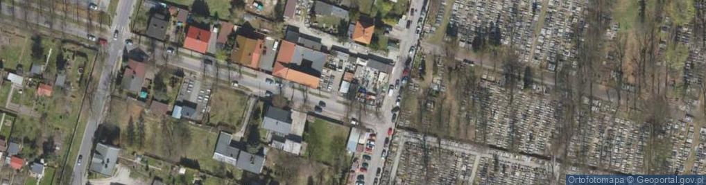 Zdjęcie satelitarne Cmentarna ul.