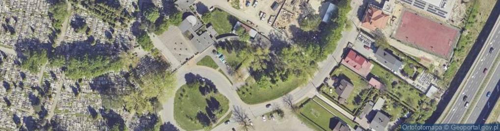 Zdjęcie satelitarne Cmentarna ul.