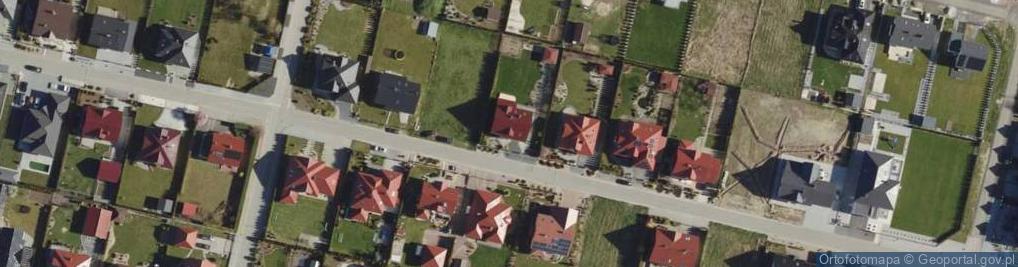 Zdjęcie satelitarne Curzydły, ks. ul.