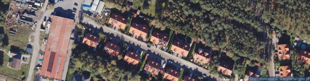 Zdjęcie satelitarne Cudne Manowce ul.