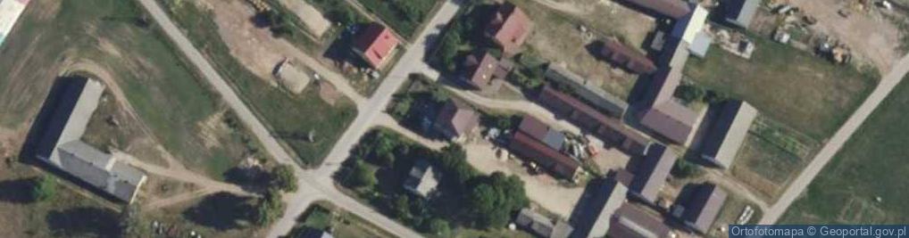 Zdjęcie satelitarne Cwaliny Duże ul.