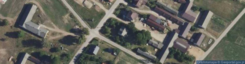 Zdjęcie satelitarne Cwaliny Duże ul.