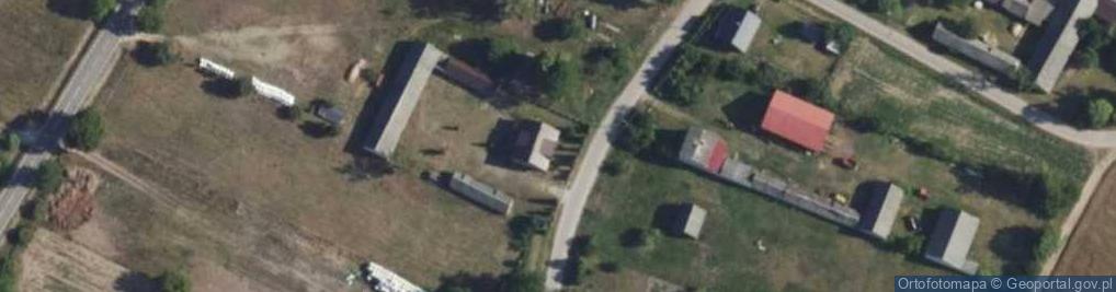 Zdjęcie satelitarne Cwaliny Duże ul.