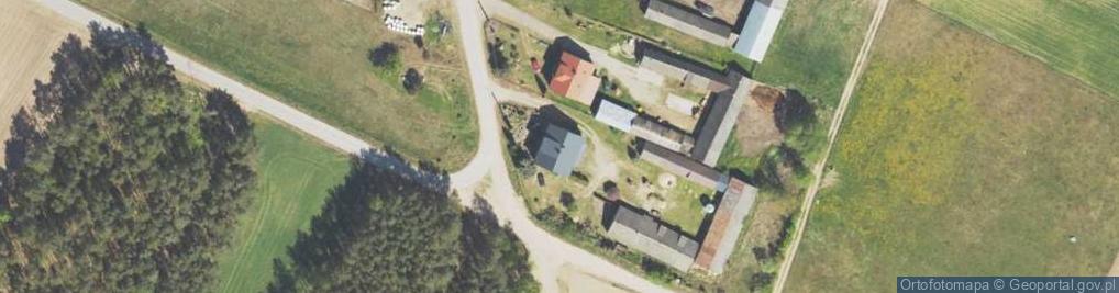 Zdjęcie satelitarne Cwaliny Duże ul.