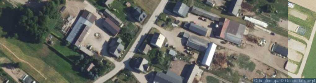 Zdjęcie satelitarne Cwaliny Duże ul.