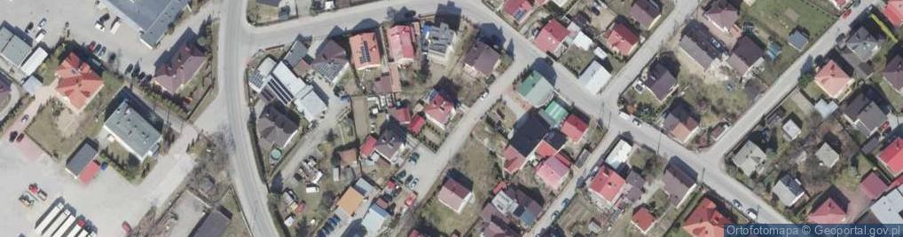 Zdjęcie satelitarne Ćwiklińskiej ul.