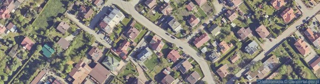 Zdjęcie satelitarne Ćwiklińskiej ul.