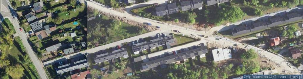 Zdjęcie satelitarne Cyprysowa ul.