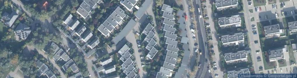 Zdjęcie satelitarne Cyprysowa ul.