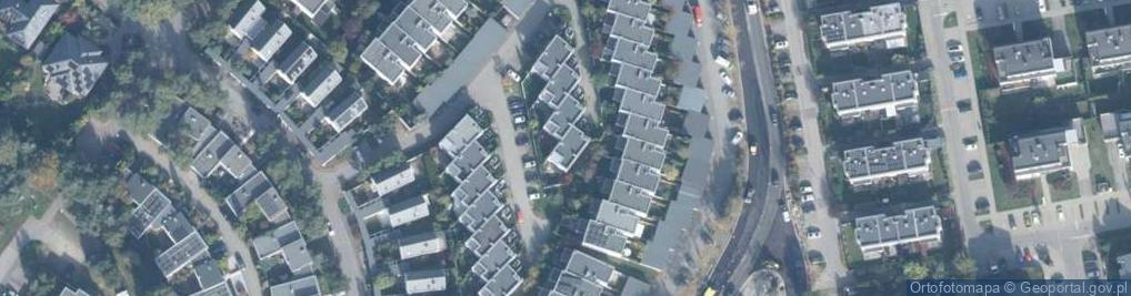 Zdjęcie satelitarne Cyprysowa ul.