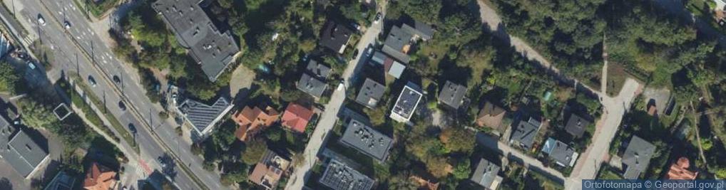 Zdjęcie satelitarne Cyprysowa ul.