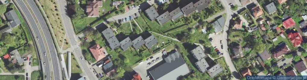 Zdjęcie satelitarne Cyprysowa ul.