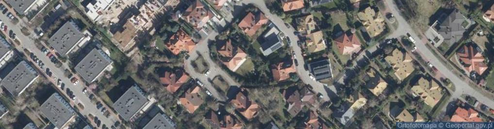 Zdjęcie satelitarne Cyprysowa ul.