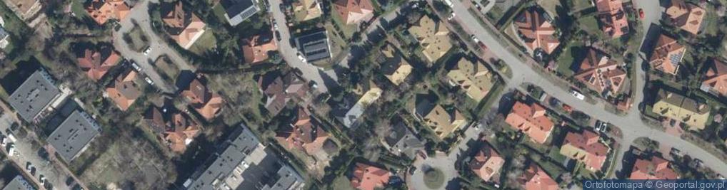 Zdjęcie satelitarne Cyprysowa ul.