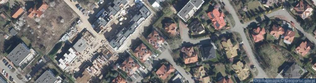 Zdjęcie satelitarne Cyprysowa ul.