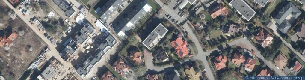Zdjęcie satelitarne Cyprysowa ul.