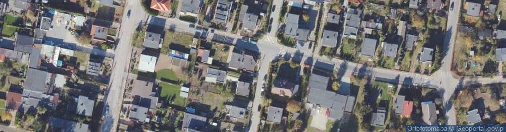 Zdjęcie satelitarne Cyprysowa ul.