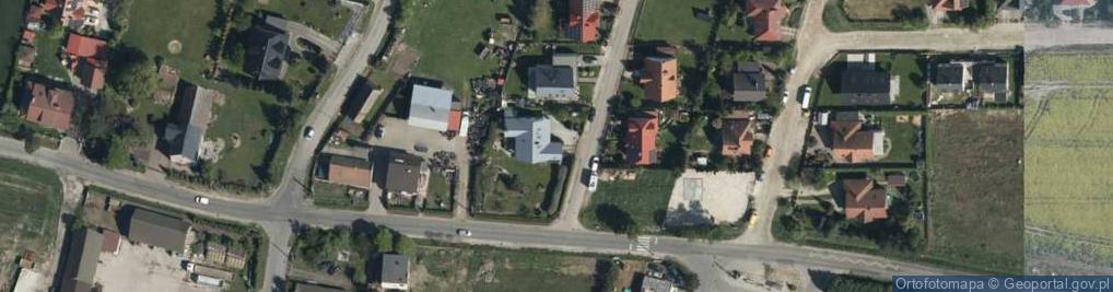 Zdjęcie satelitarne Cyprysowa ul.