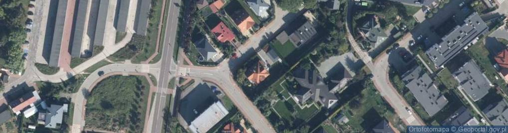 Zdjęcie satelitarne Cyprysowa ul.