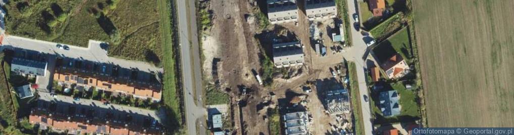 Zdjęcie satelitarne Cyprysowa ul.
