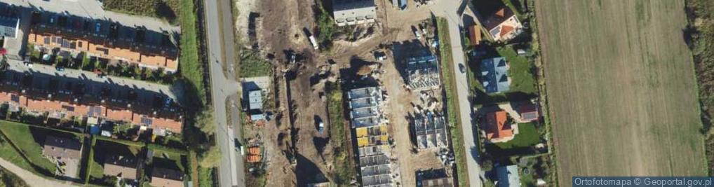 Zdjęcie satelitarne Cyprysowa ul.